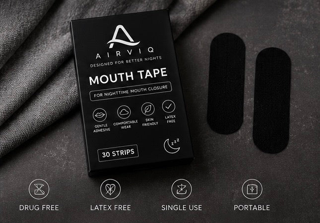 Airviq Premium Mouth Tape – 30 Strips
